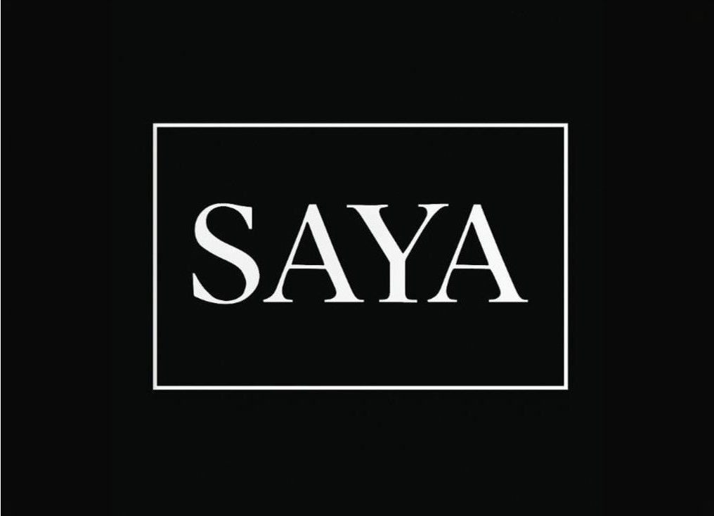 SAYA background gradient logo